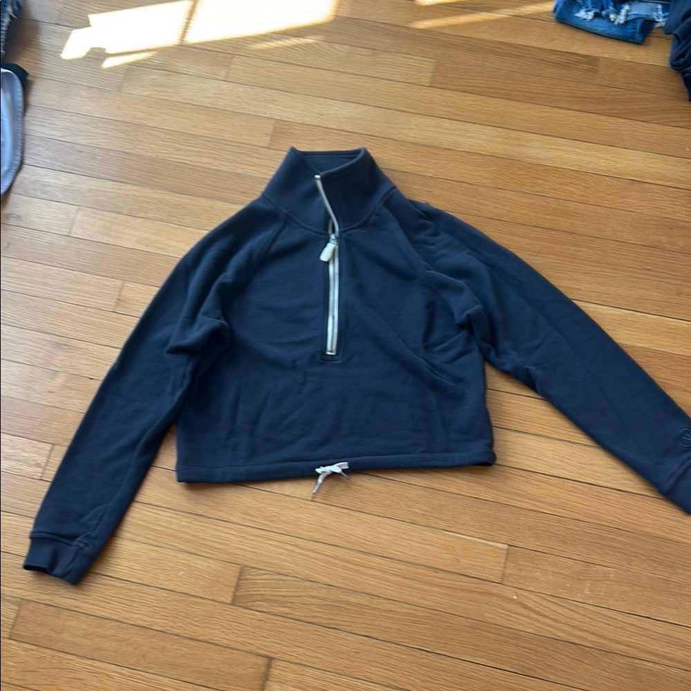 Darker grey blue vuori Quarter-Zip Pullover